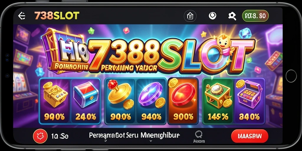 Screenshot menunjukkan pengalaman menarik bermain game slot di 738SLOT.