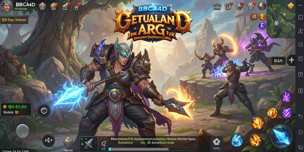 Tampilan gameplay dinamis dan seru di BBCA4D
