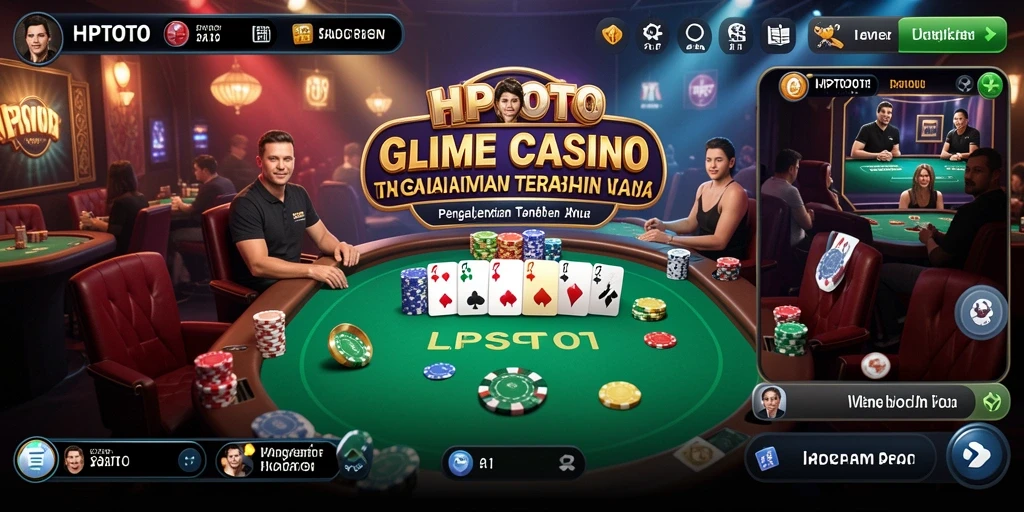 Screenshot gameplay Live Casino HPTOTO yang menampilkan suasana interaktif.