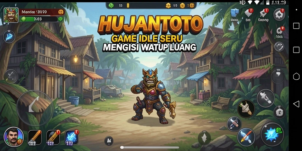 Tampilan menarik dari gameplay <strong>HUJANTOTO</strong> menunjukkan keseruan permainan Idle.