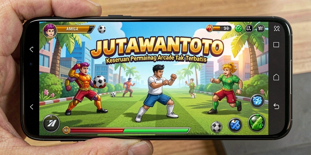 Tampilan gameplay seru di JUTAWANTOTO dengan banyak aksi.
