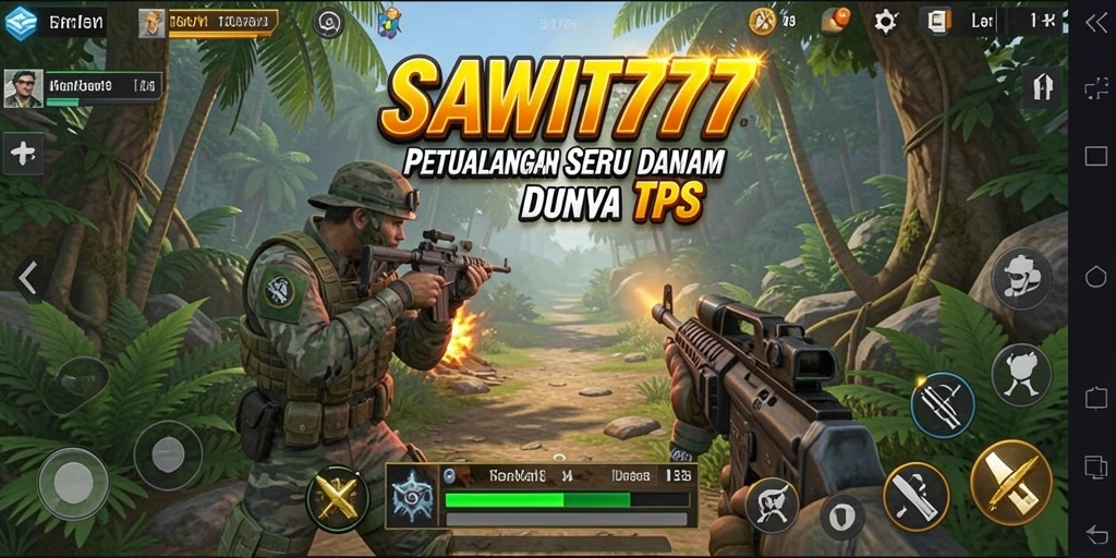 Screenshot menunjukkan aksi mendebarkan dalam gameplay TPS