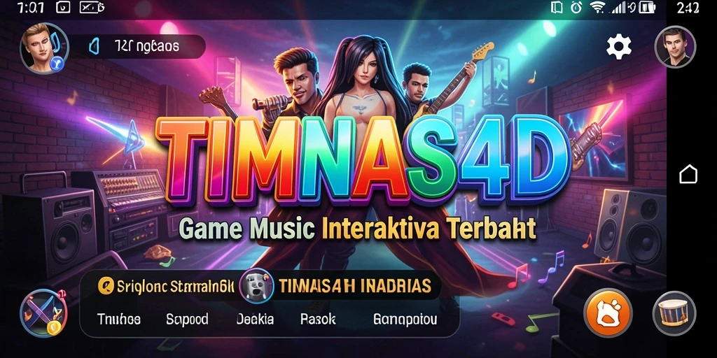 Tampilan gameplay interaktif dan seru dari TIMNAS4D.